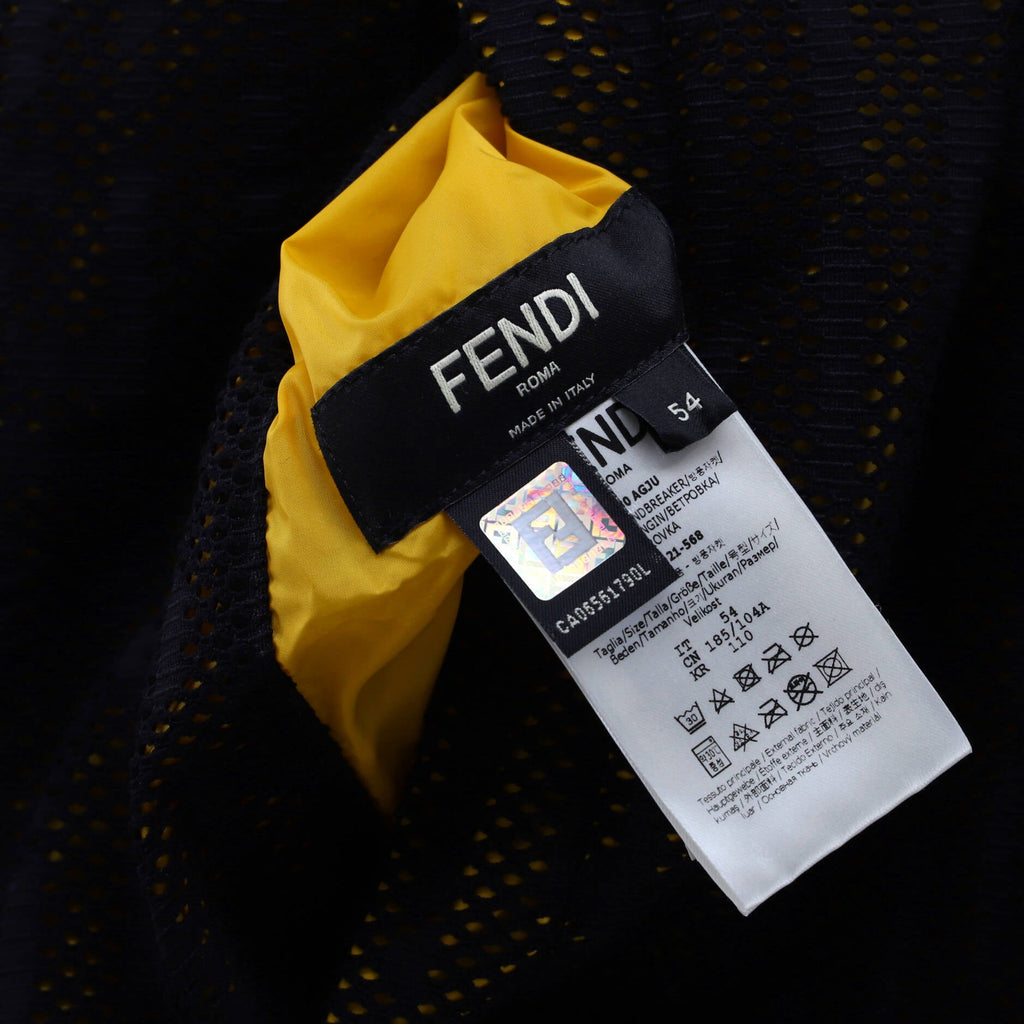 Men's Reversible Hooded Windbreaker Jacket Zucca Polyamide Blend with Polyester