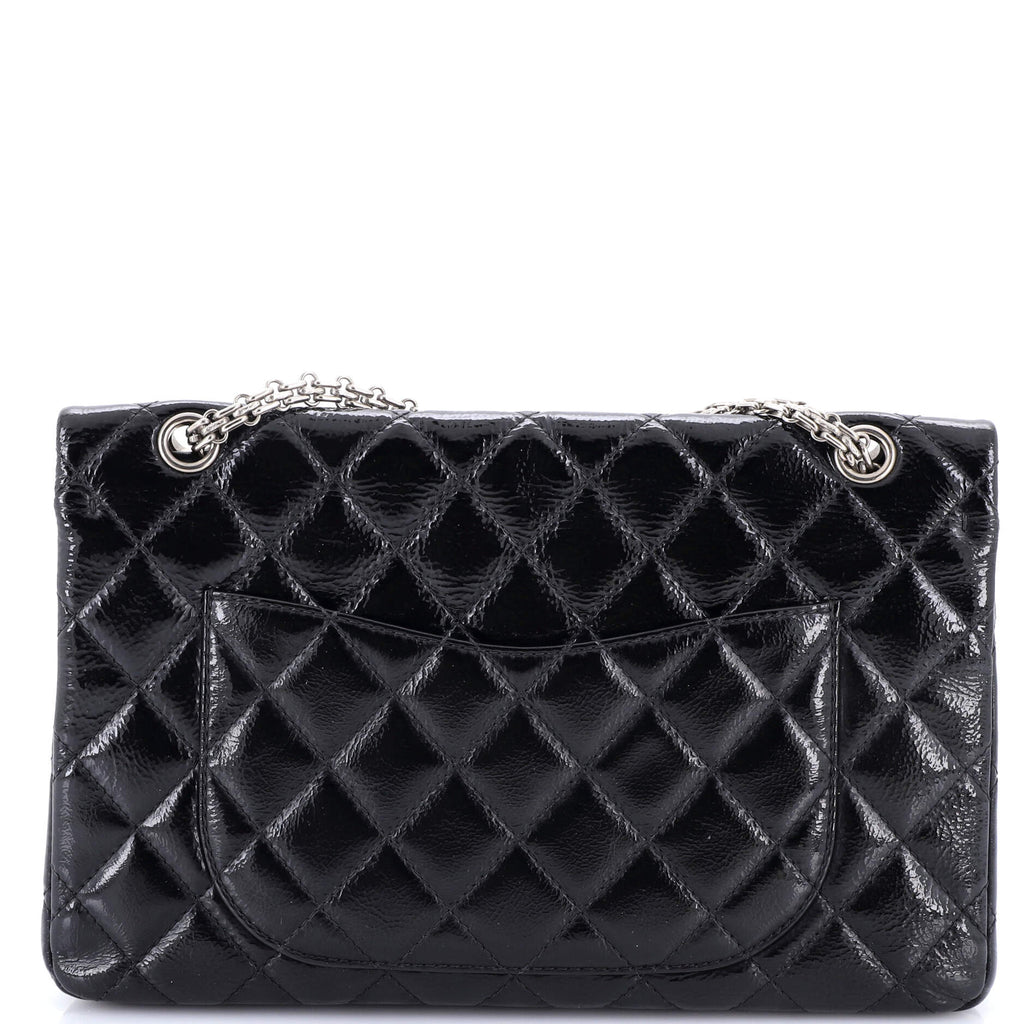Reissue 2.55 Flap Bag Quilted Patent Caviar 226