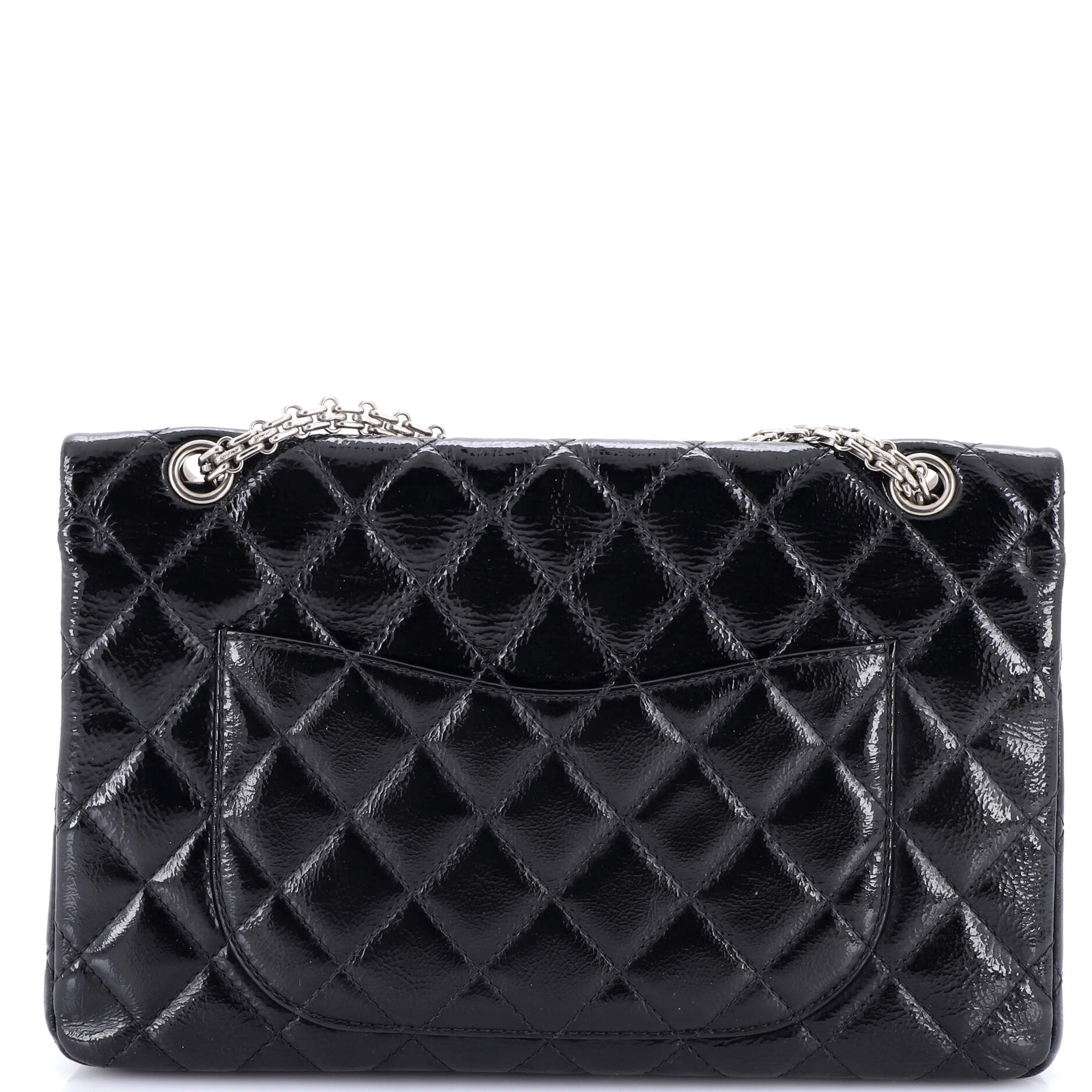 Reissue 2.55 Flap Bag Quilted Patent Caviar 226