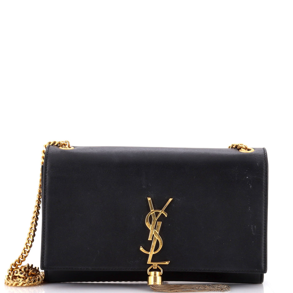 Classic Monogram Tassel Crossbody Bag Leather Medium