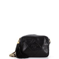 Vintage Diamond CC Camera Bag Quilted Leather Small