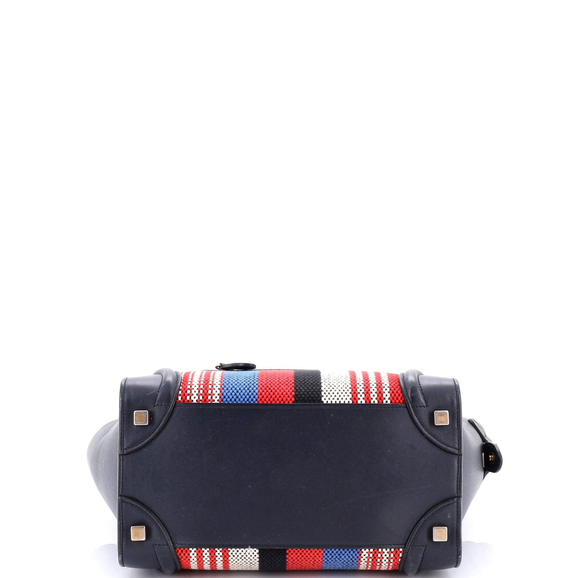 Luggage Bag Canvas and Leather Micro