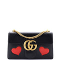 Marmont Chain Shoulder Bag Patchwork Leather Medium