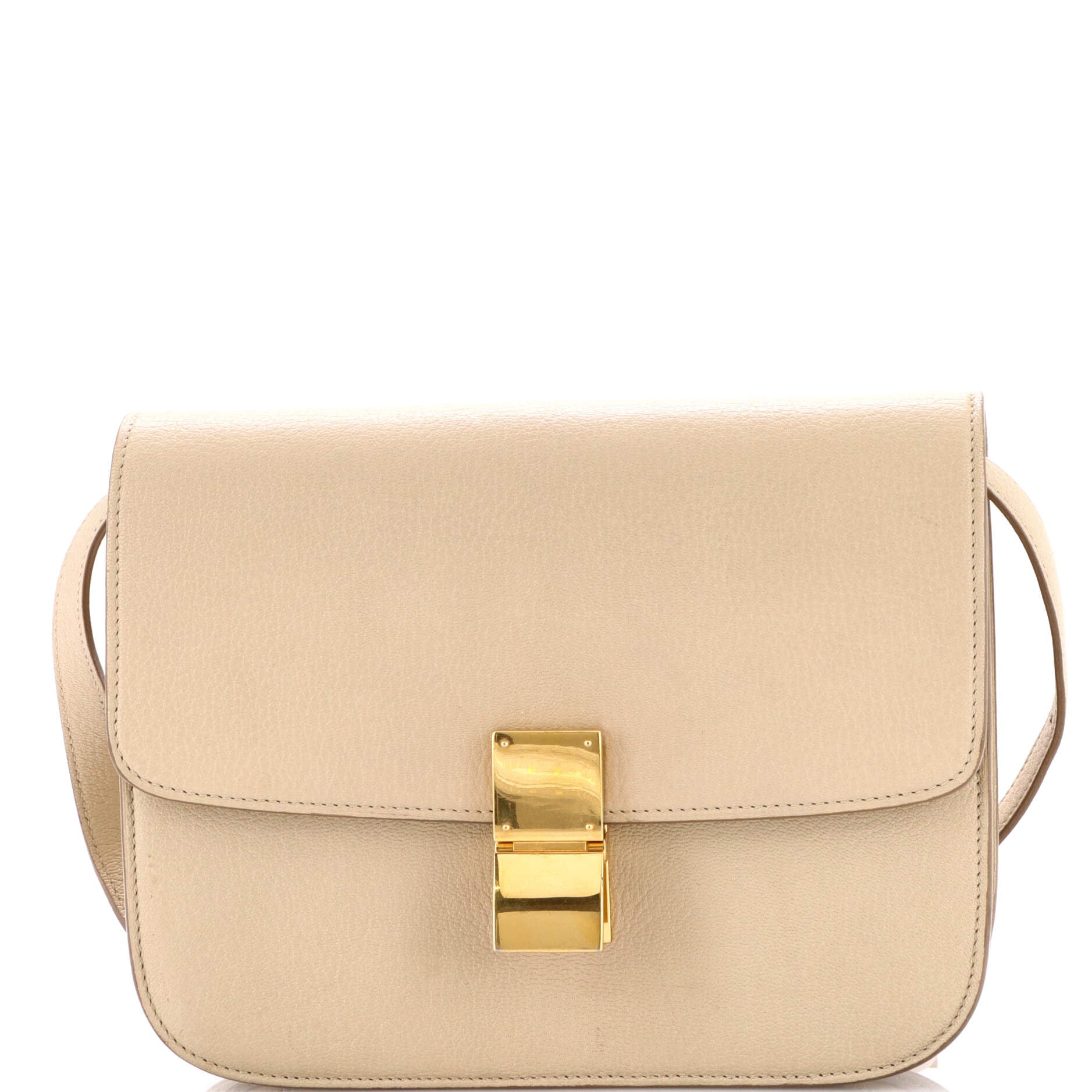Classic Box Bag Grainy Leather Medium