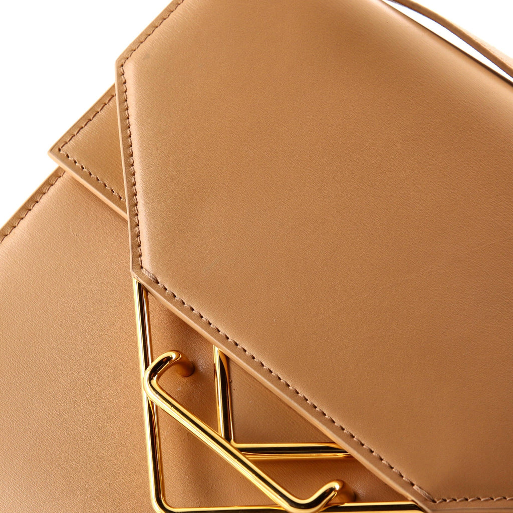 Clip Flap Bag Leather