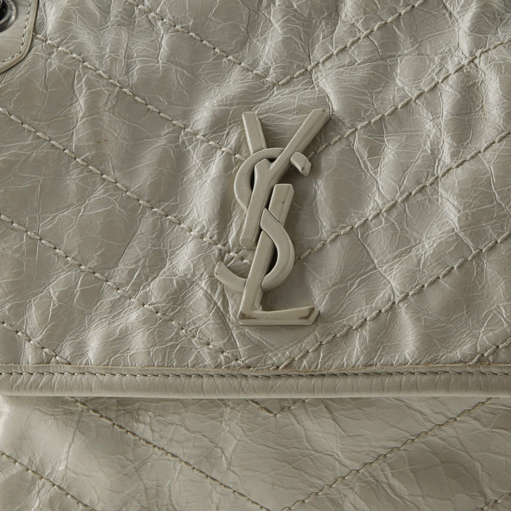 Niki Chain Flap Bag Matelasse Chevron Leather Baby