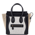 Luggage Bag Canvas and Leather Mini