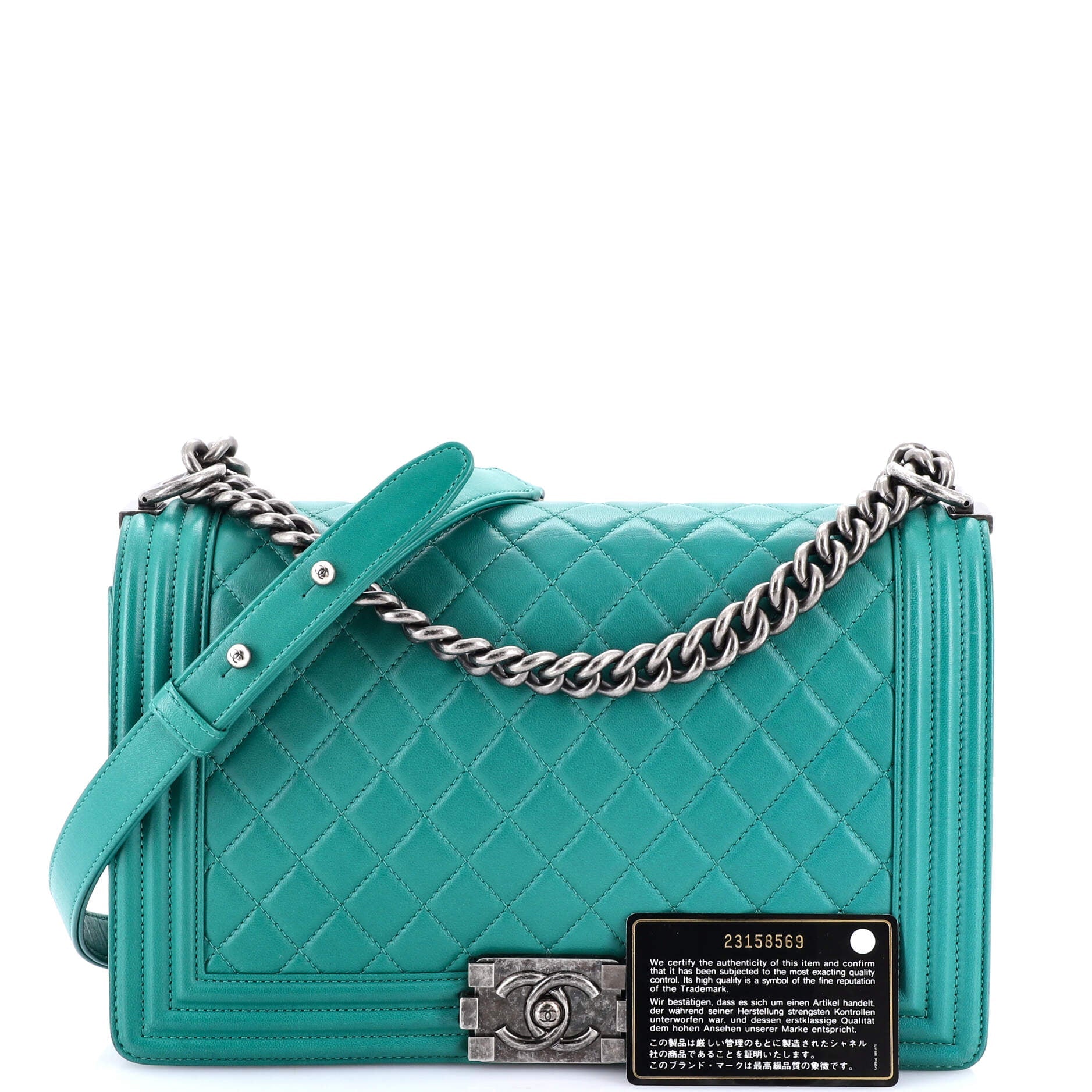 Boy Flap Bag Quilted Calfskin New Medium