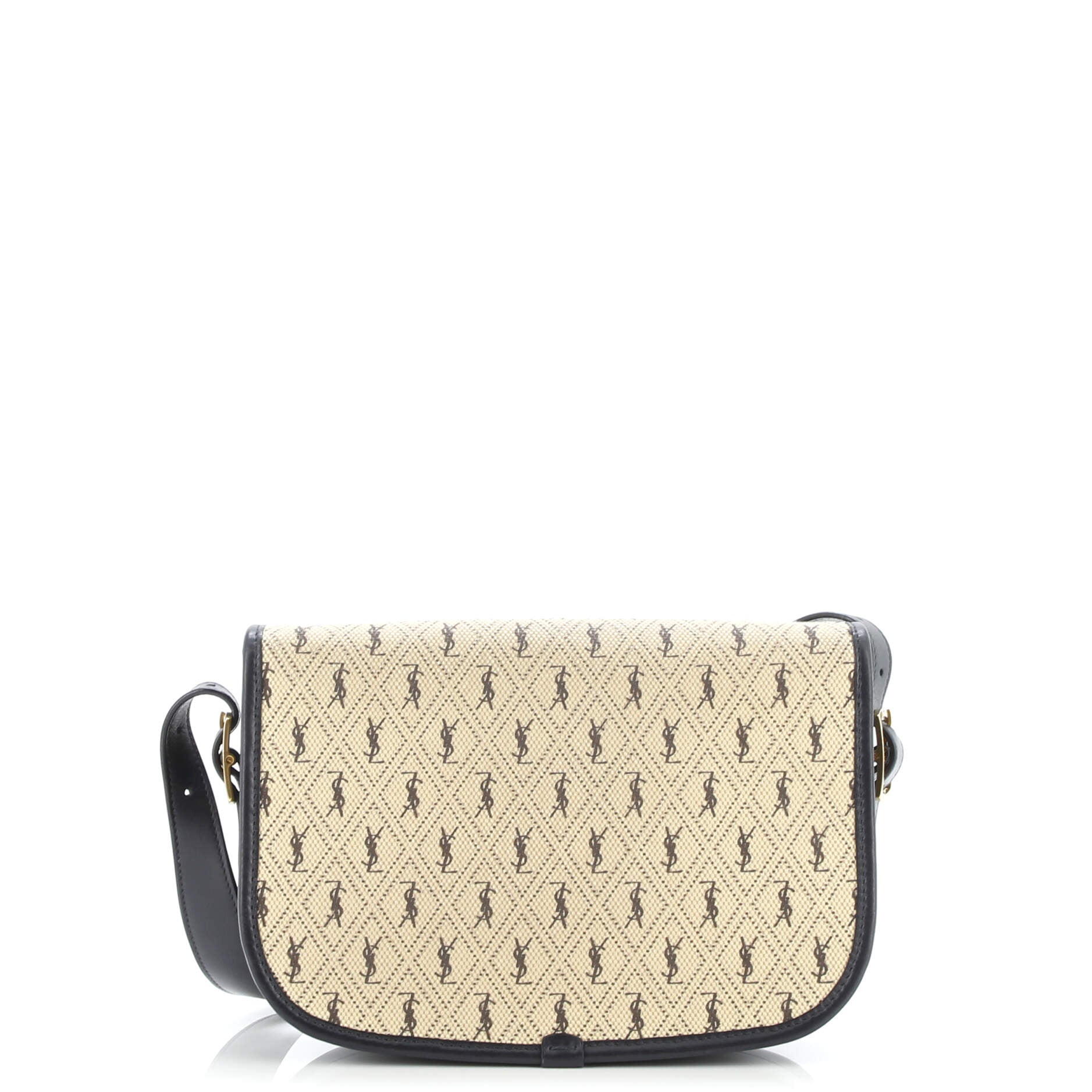 Flap Satchel Monogram All Over Canvas and Leather Medium