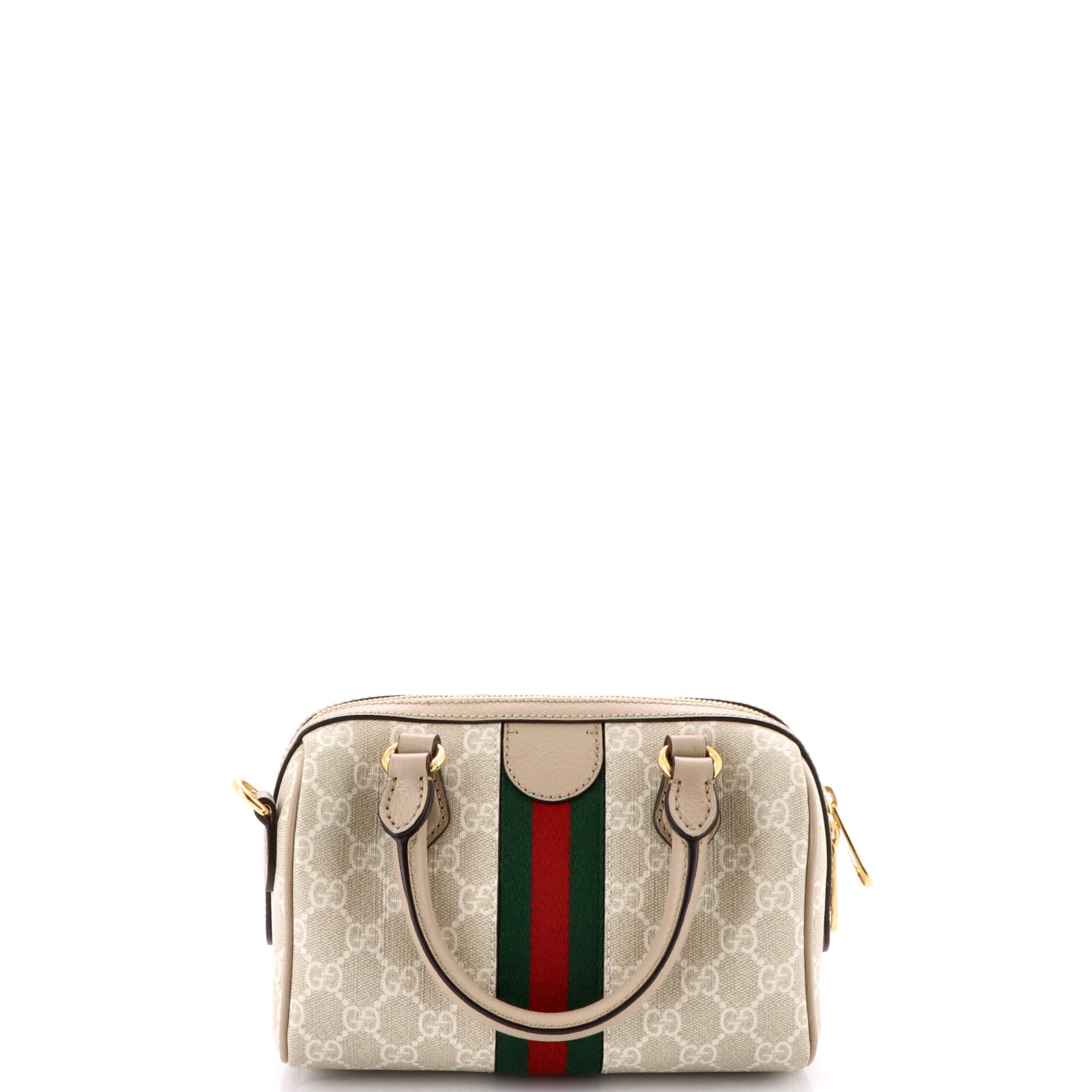 Ophidia Convertible Boston Bag GG Coated Canvas Mini