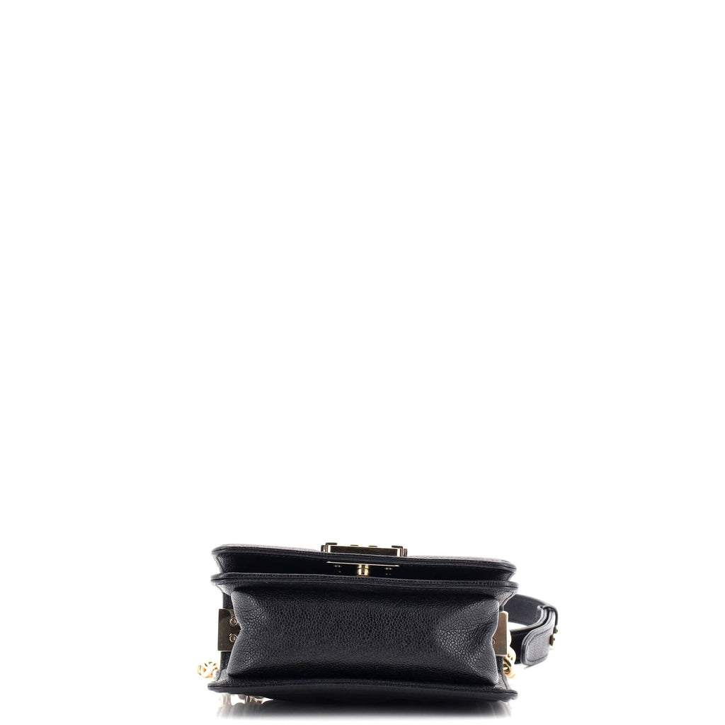 Boy Flap Bag Chevron Caviar Mini
