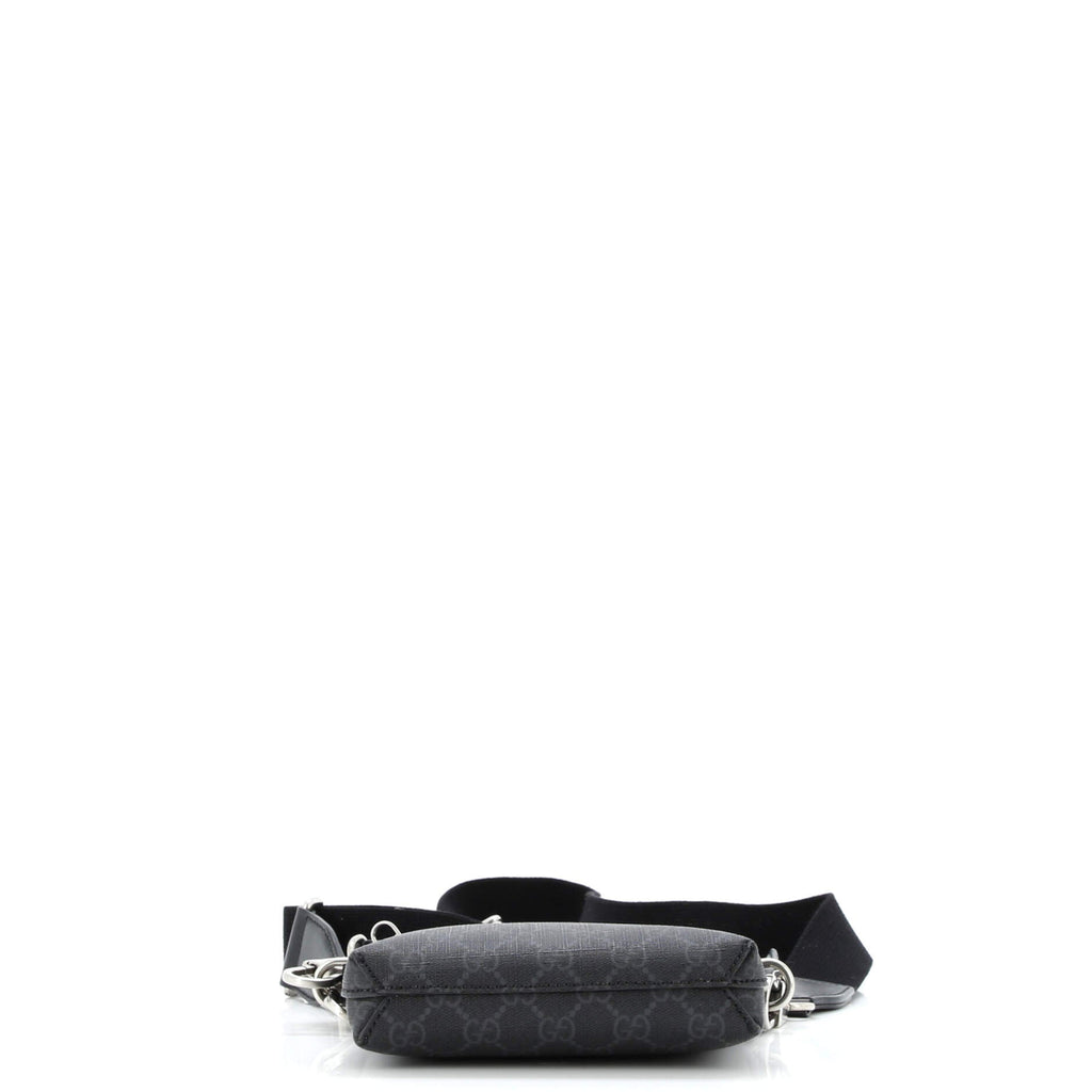 Interlocking G Patch Wristlet Messenger Bag GG Coated Canvas Mini