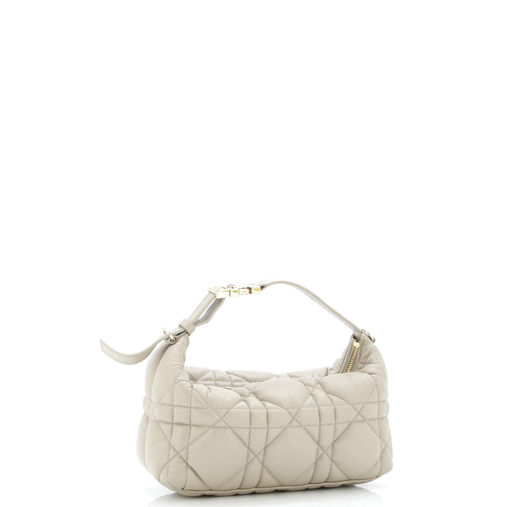 DiorTravel Nomad Pouch Macrocannage Quilt Calfskin Medium