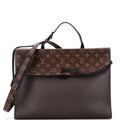 Robusto Briefcase Monogram Canvas and Taiga Leather