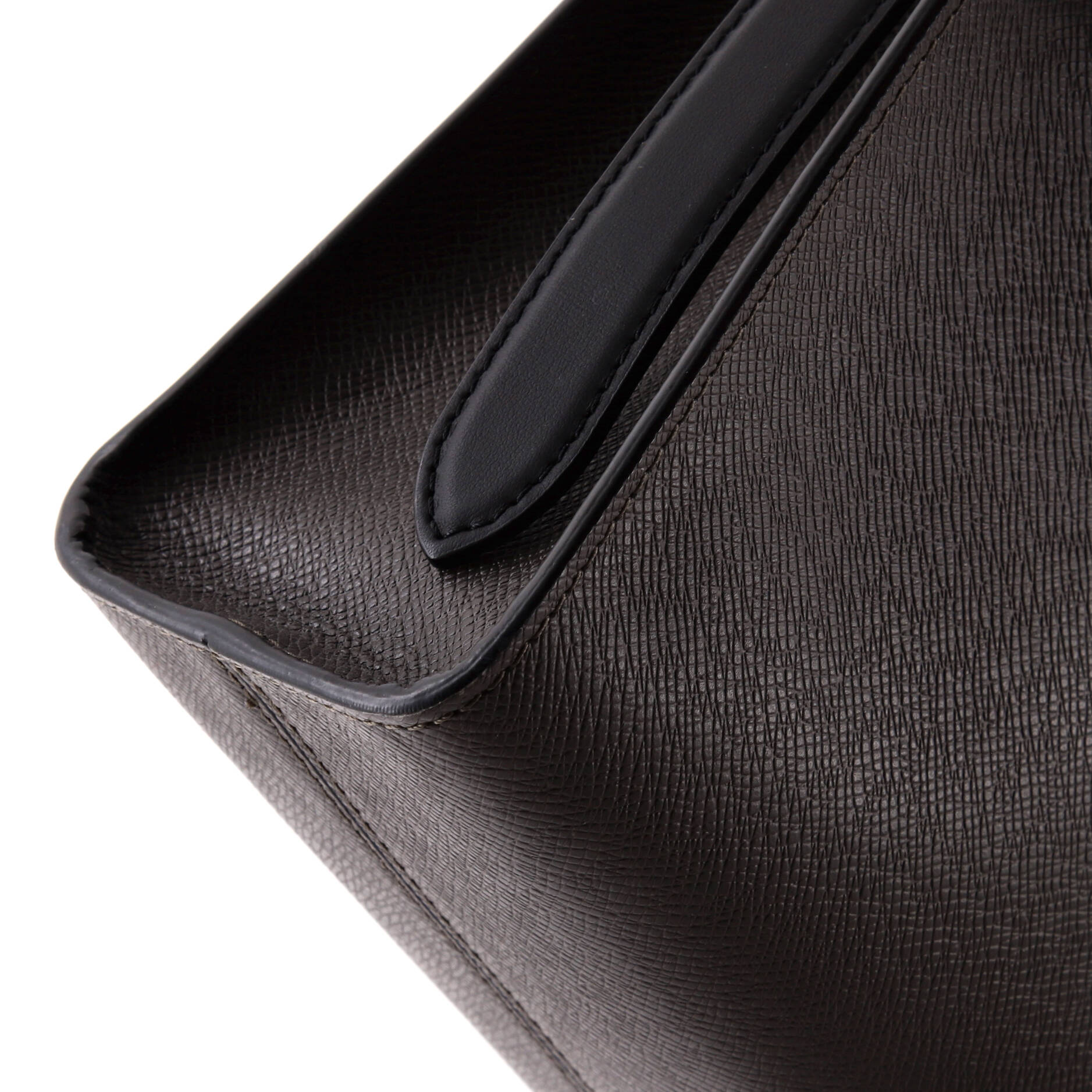 Robusto Briefcase Monogram Canvas and Taiga Leather