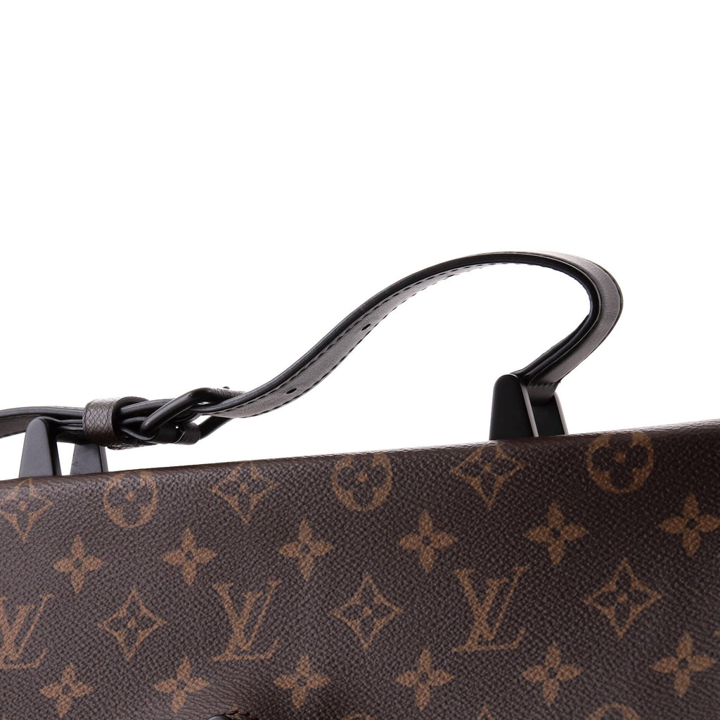 Robusto Briefcase Monogram Canvas and Taiga Leather