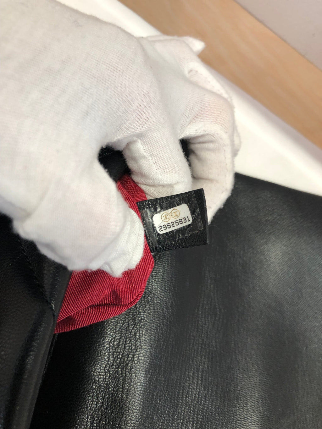 19 Flap Bag Quilted Shiny Crumpled Calfskin Medium