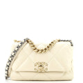 19 Flap Bag Quilted Leather Medium