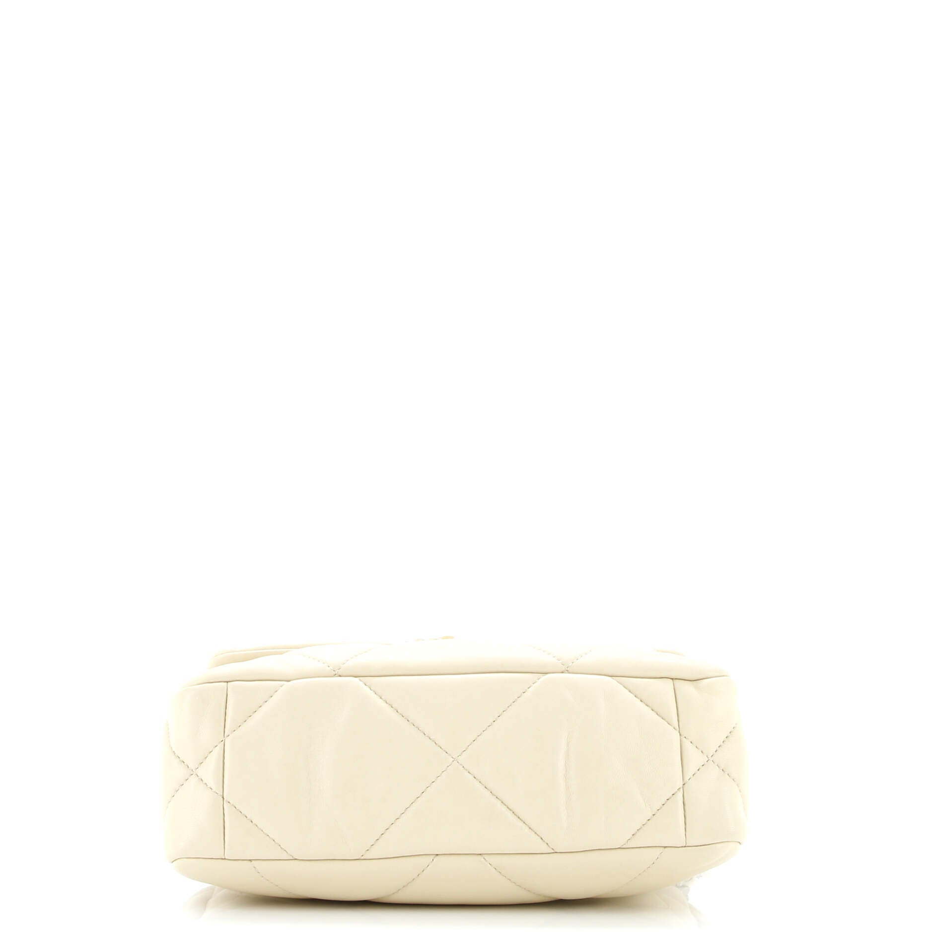 19 Flap Bag Quilted Leather Medium