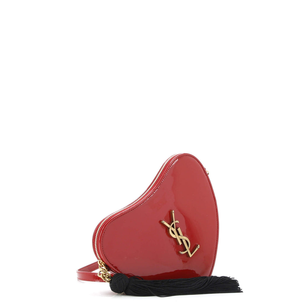 Love Heart Tassel Chain Bag Patent Small