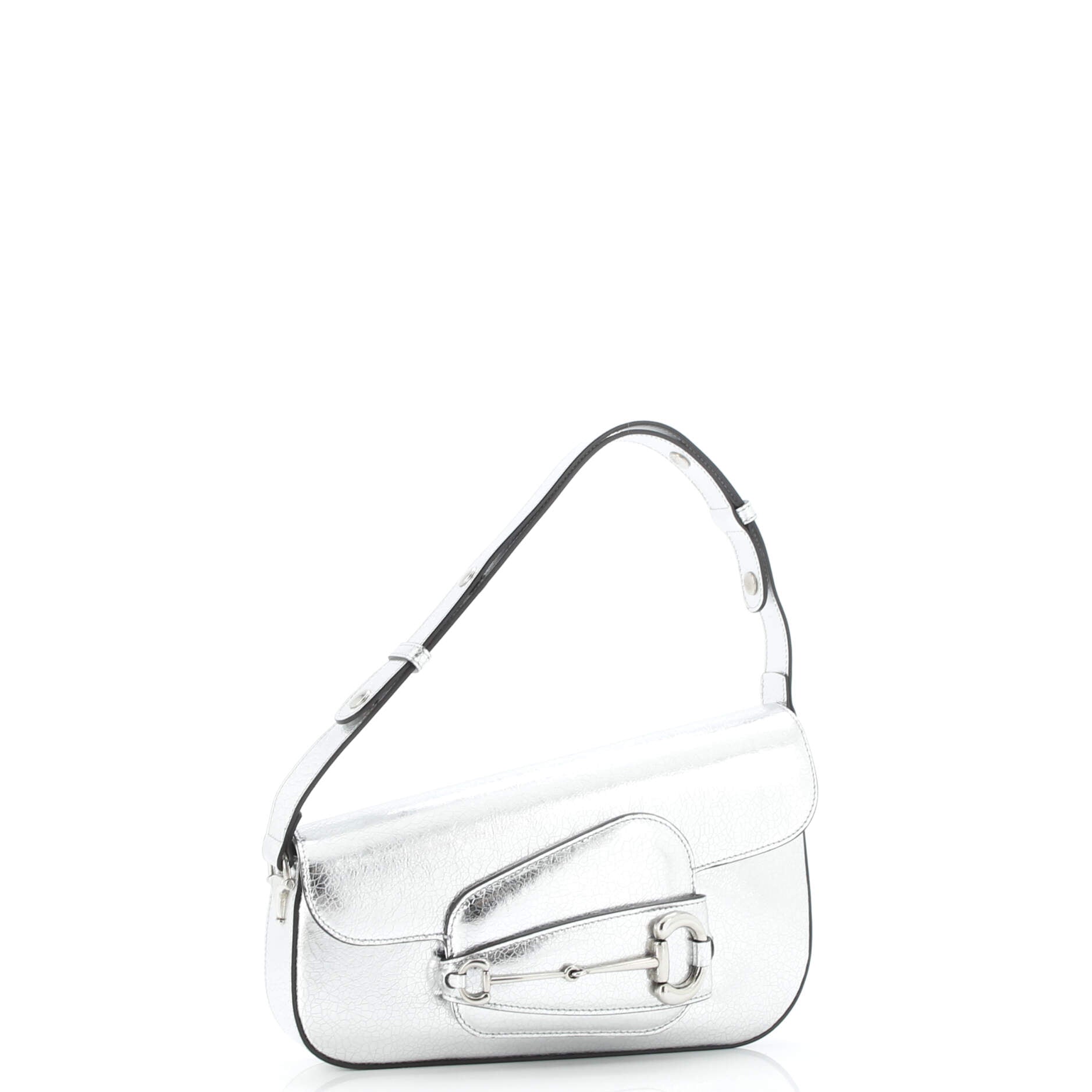 Horsebit 1955 Asymmetric Shoulder Bag Leather Small