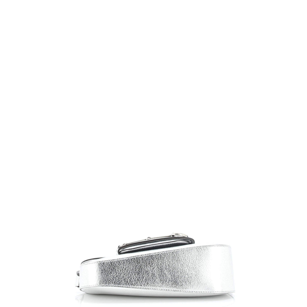 Horsebit 1955 Asymmetric Shoulder Bag Leather Small
