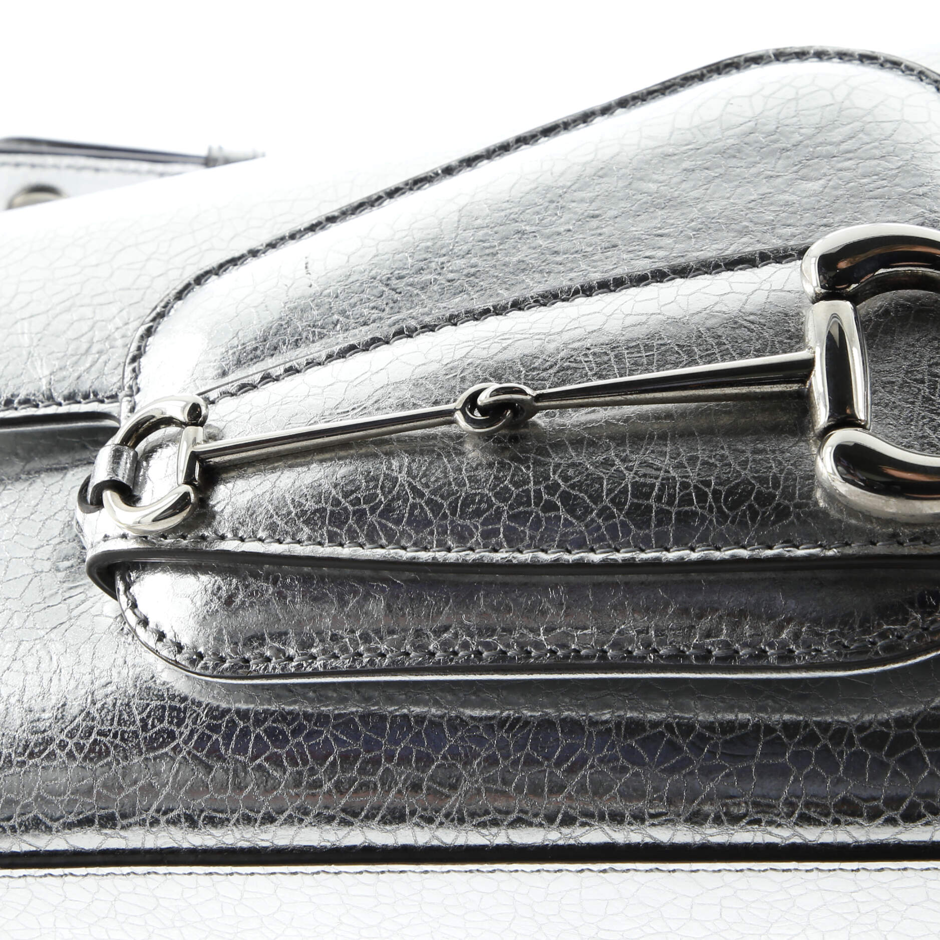 Horsebit 1955 Asymmetric Shoulder Bag Leather Small