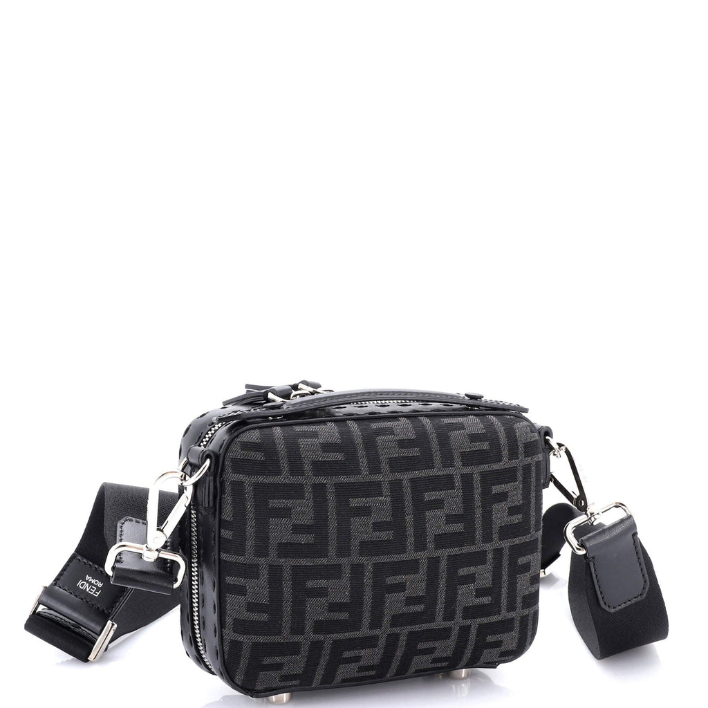 Suitcase Crossbody Bag Zucca Canvas Mini