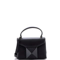 One Stud Top Handle Flap Bag Leather Mini