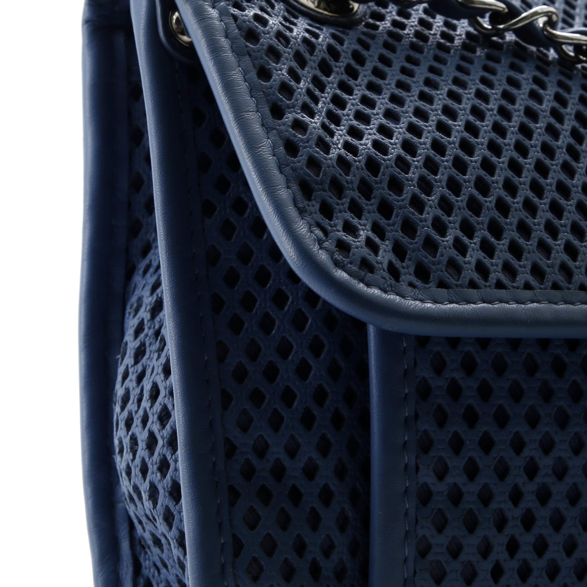 Up In The Air Flap Bag Perforated Leather Medium