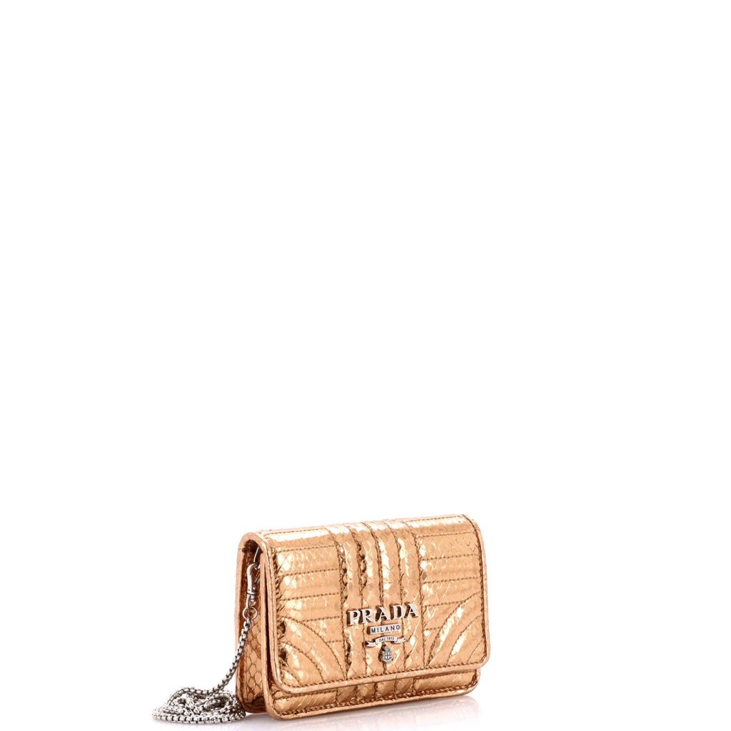 Wallet on Chain Diagramme Quilted Ayers Mini