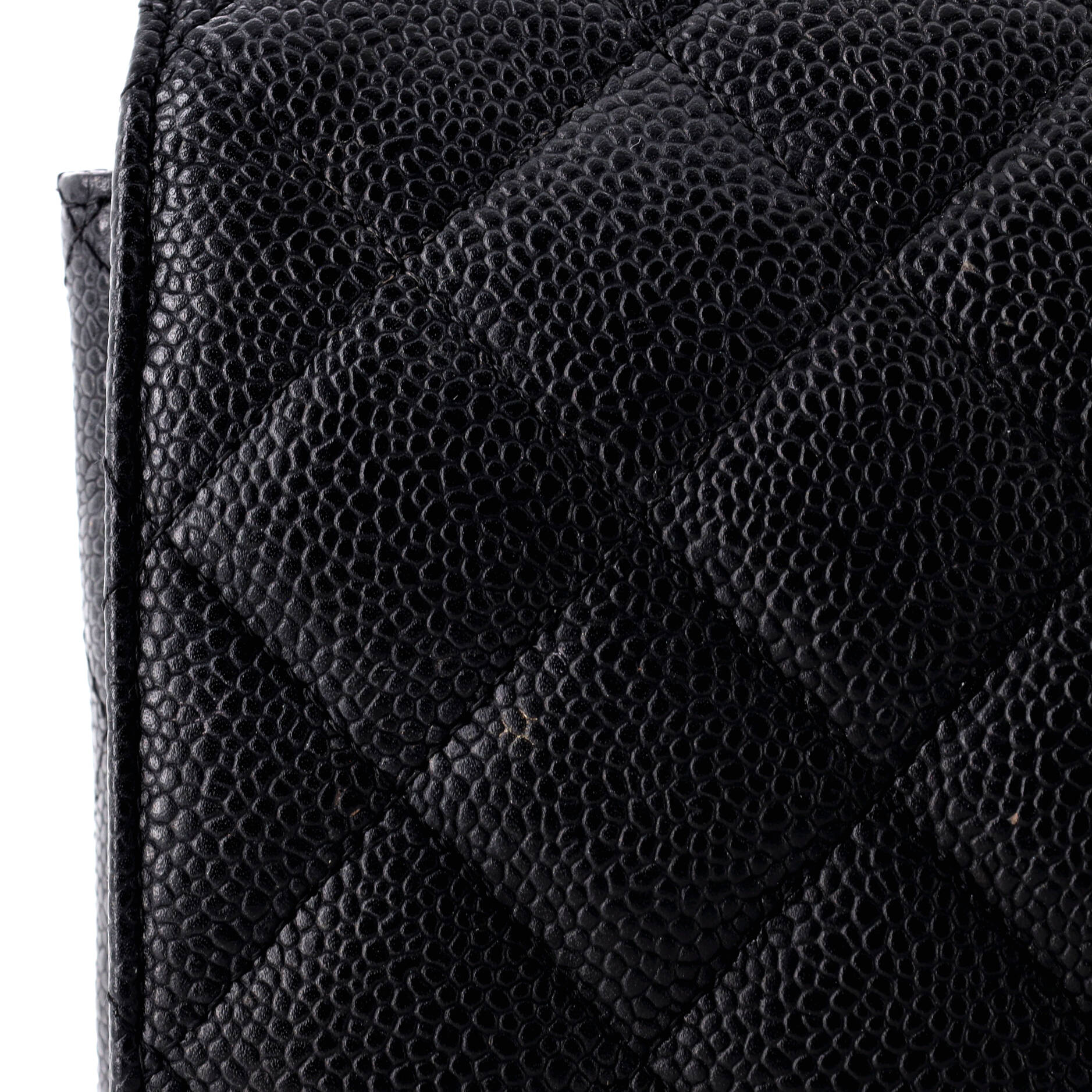 Classic Double Flap Bag Quilted Caviar Maxi