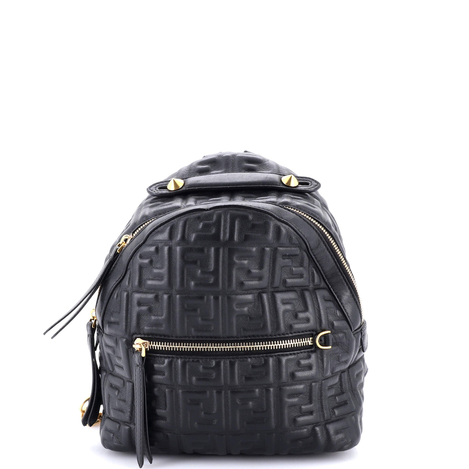 By The Way Backpack Zucca Embossed Leather Mini