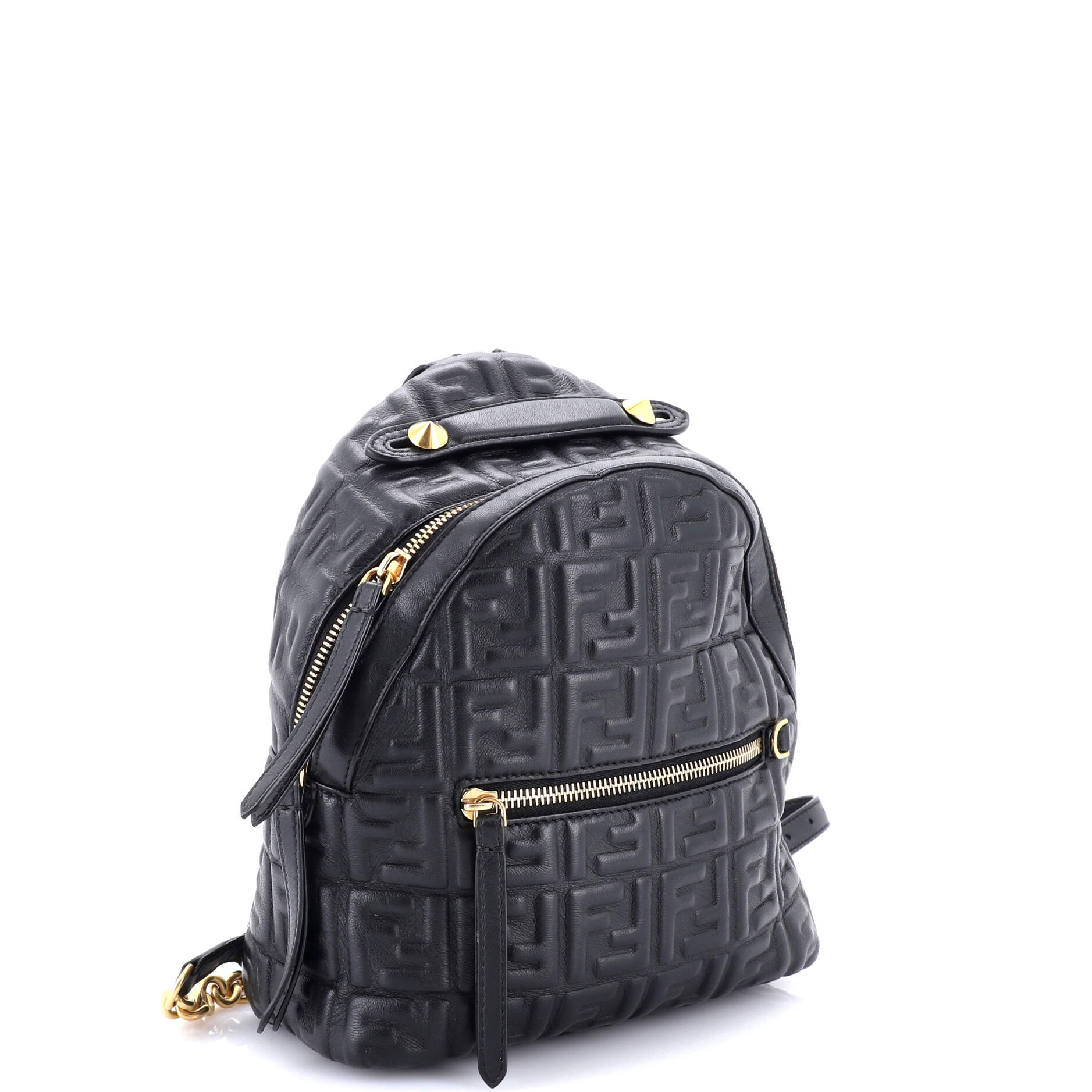 By The Way Backpack Zucca Embossed Leather Mini