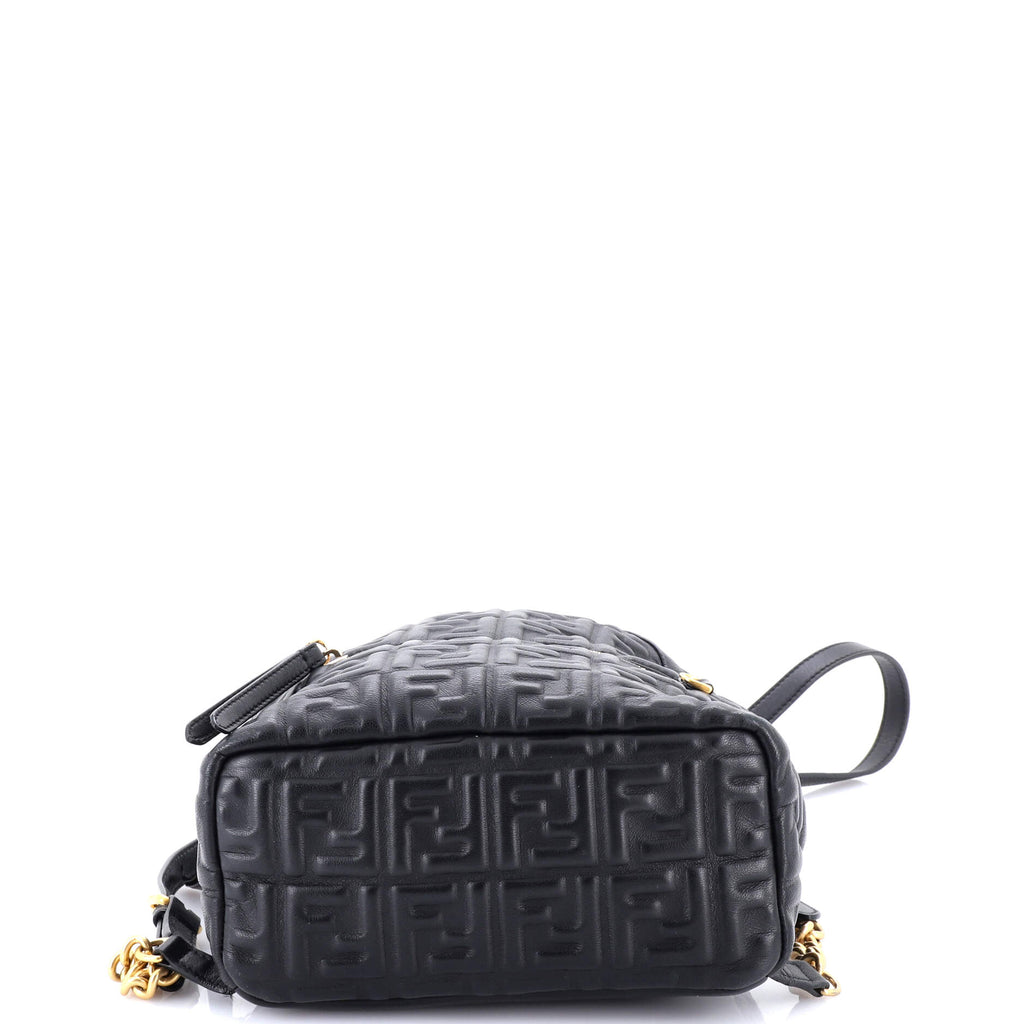 By The Way Backpack Zucca Embossed Leather Mini
