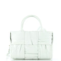 Arco Tote Maxi Intrecciato Plisse Leather Mini