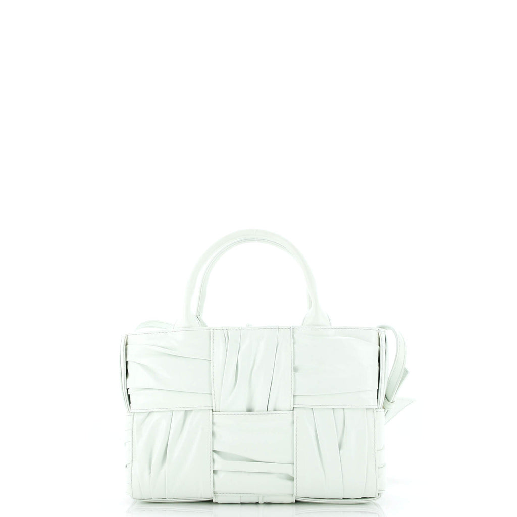 Arco Tote Maxi Intrecciato Plisse Leather Mini