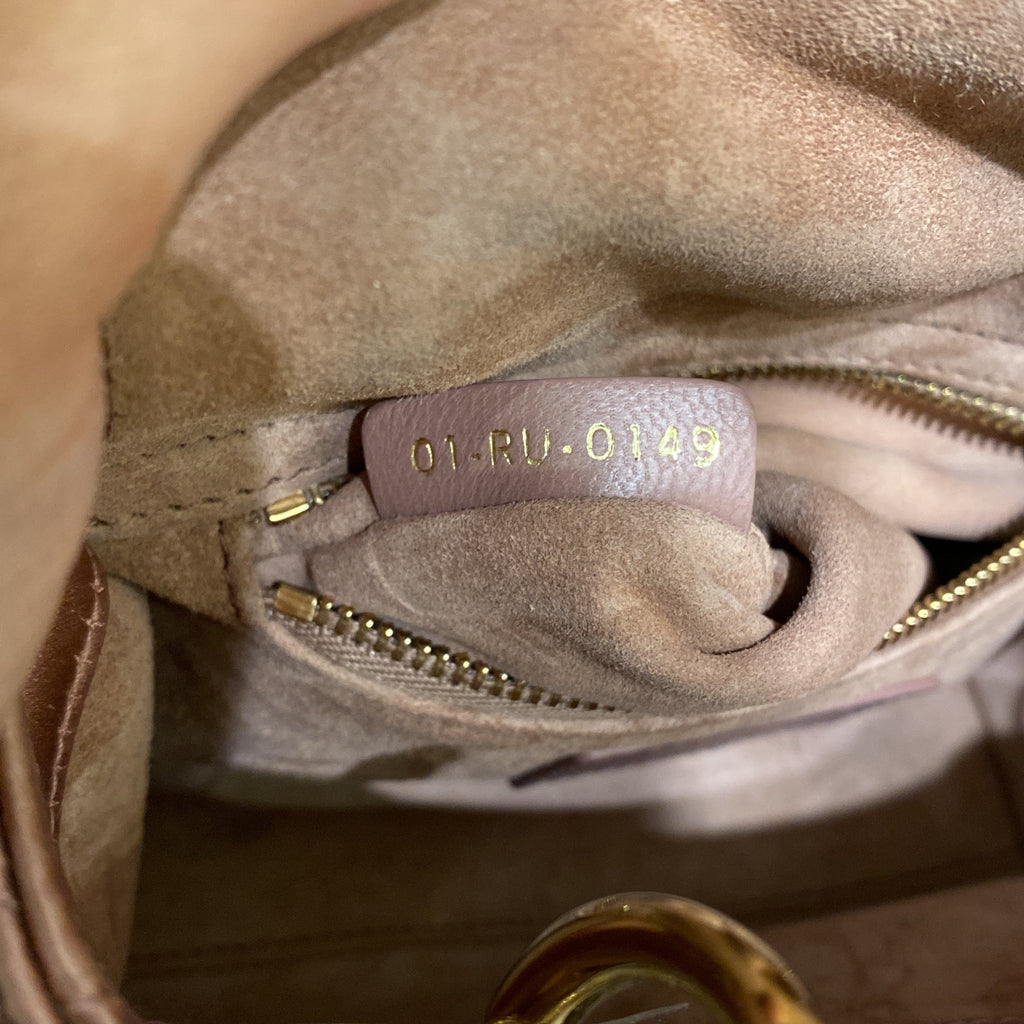 Lady Dior Chain Bag Cannage Quilt Iridescent Leather Mini