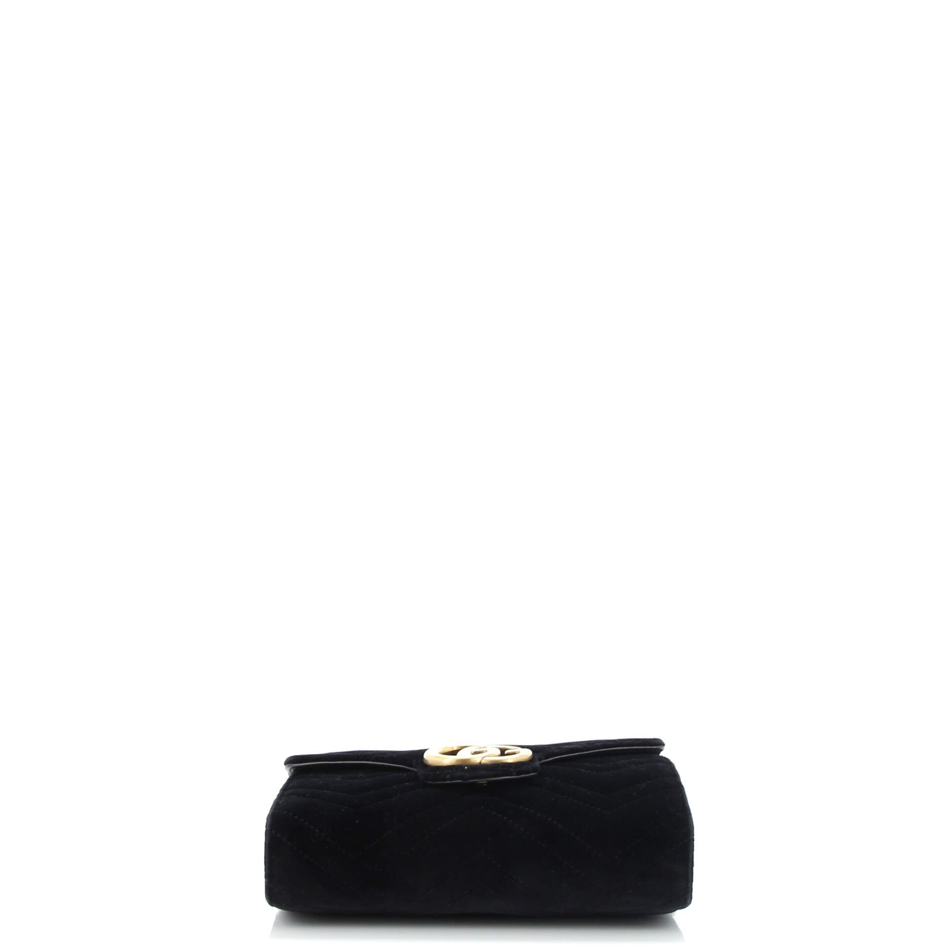 GG Marmont Chain Wallet Matelasse Velvet Mini