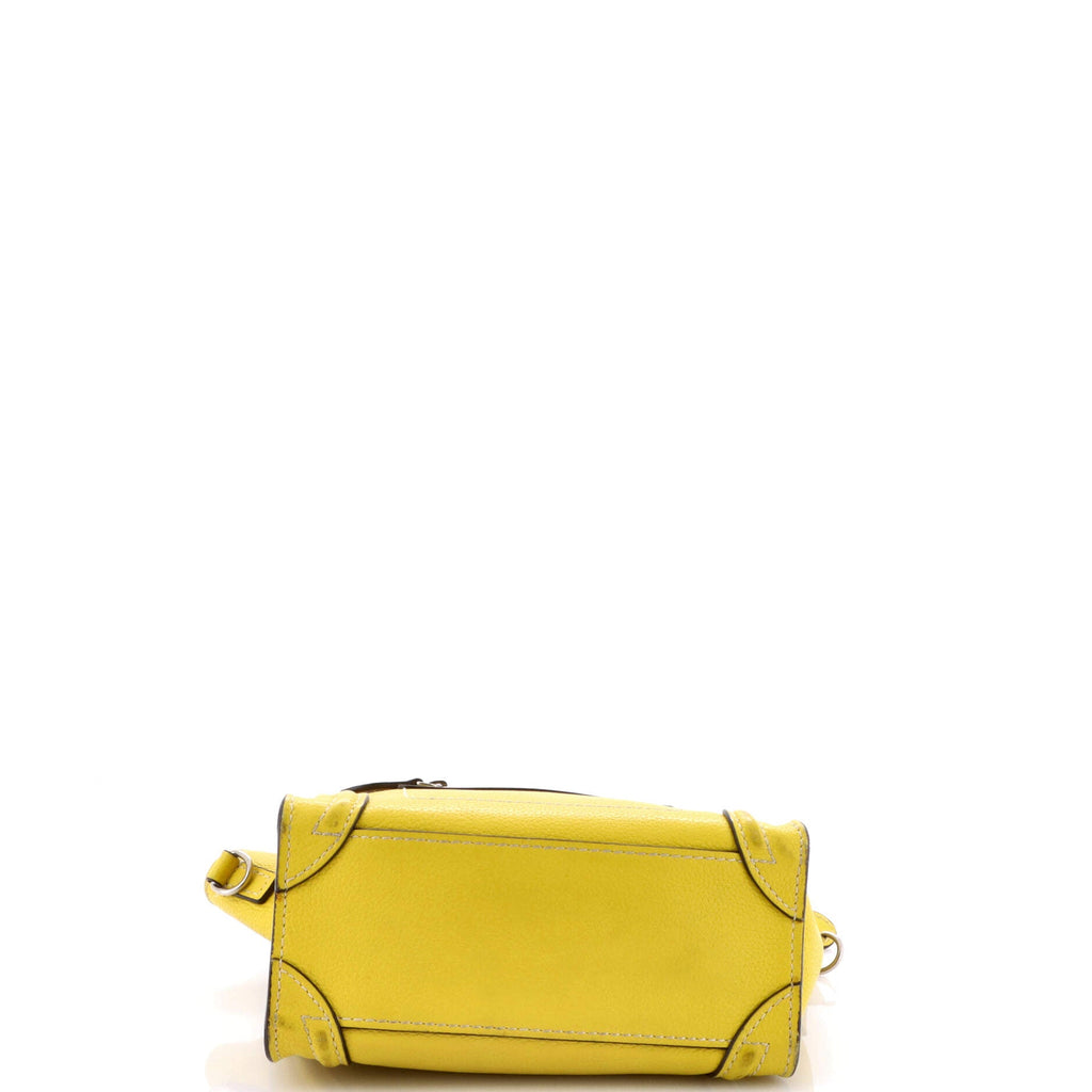 Luggage Bag Grainy Leather Nano