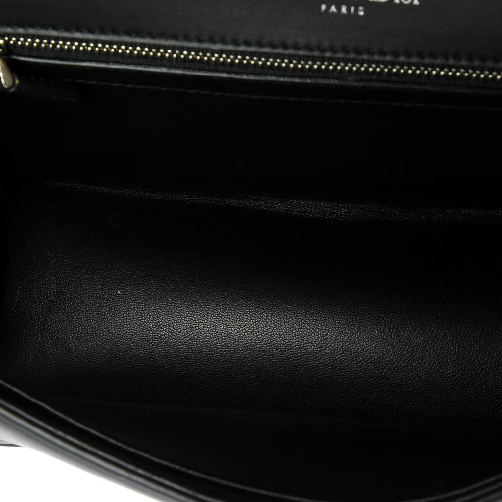 Diorama Flap Bag Patch Embellished Leather Medium