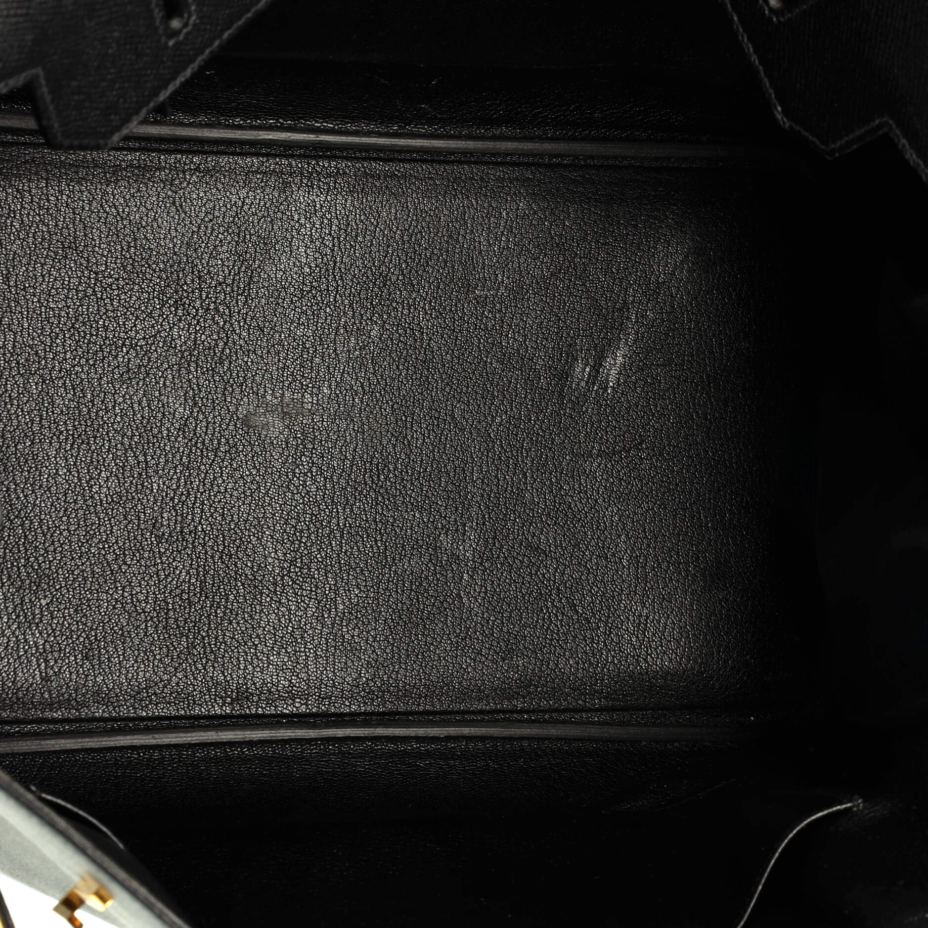 Birkin Handbag Noir Epsom with Gold Hardware 35