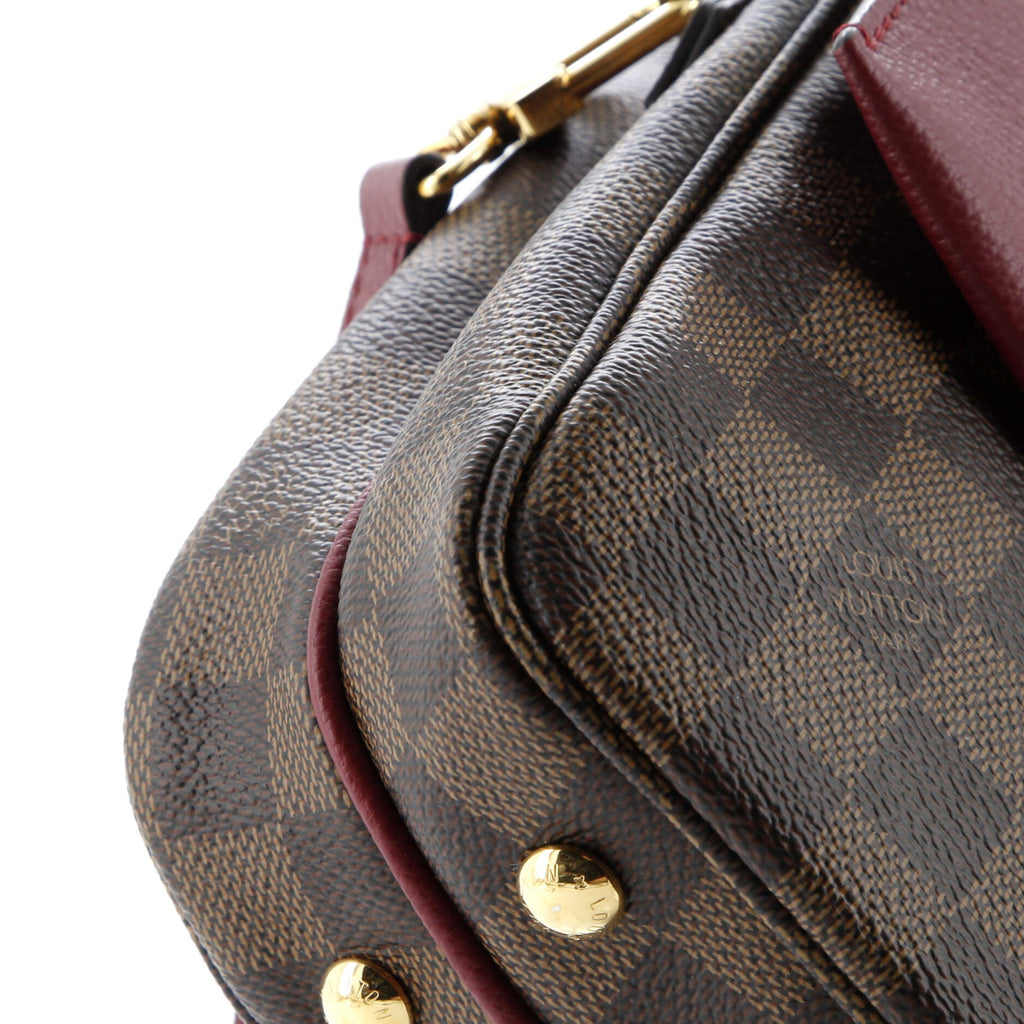 Clapton Handbag Damier and Leather PM