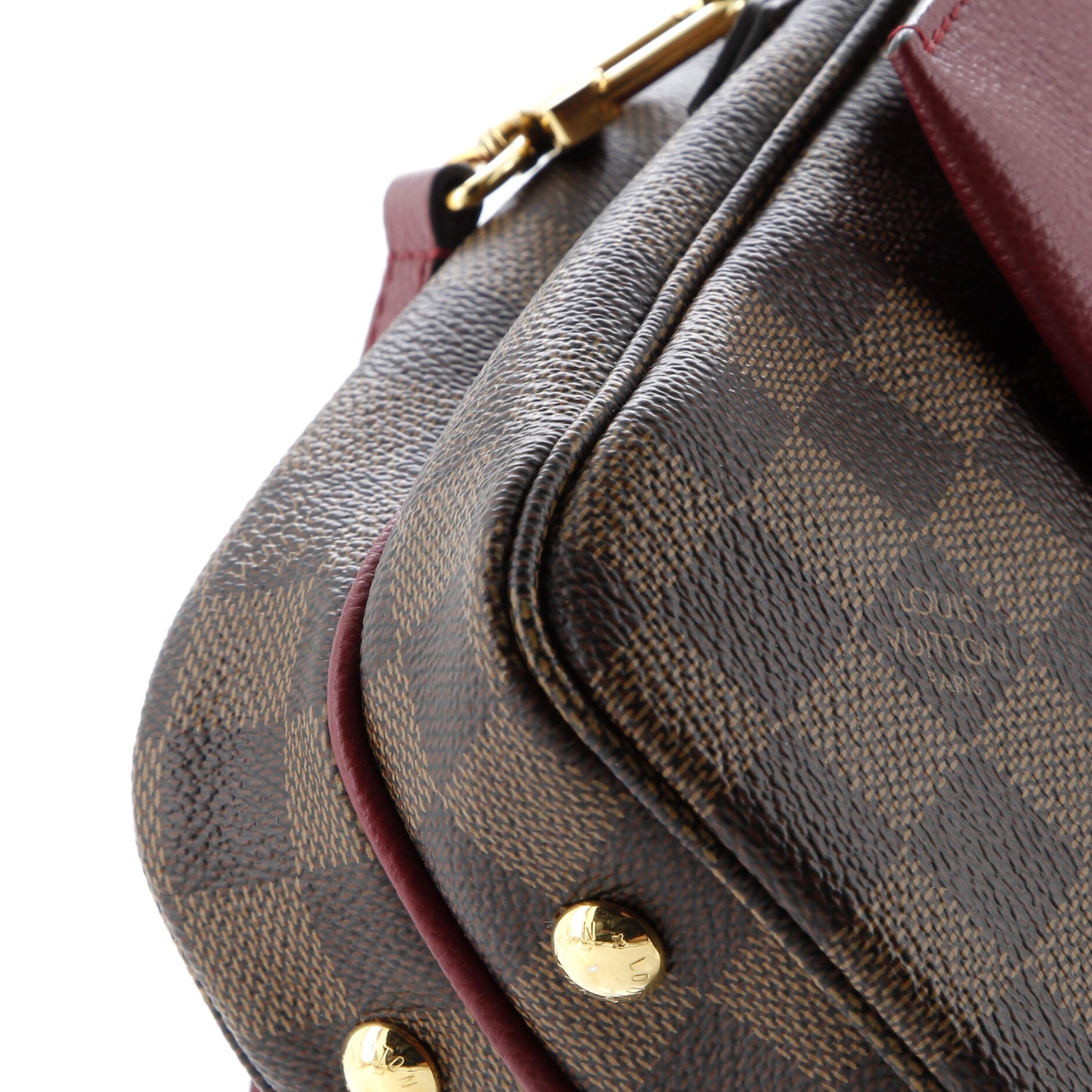 Clapton Handbag Damier and Leather PM