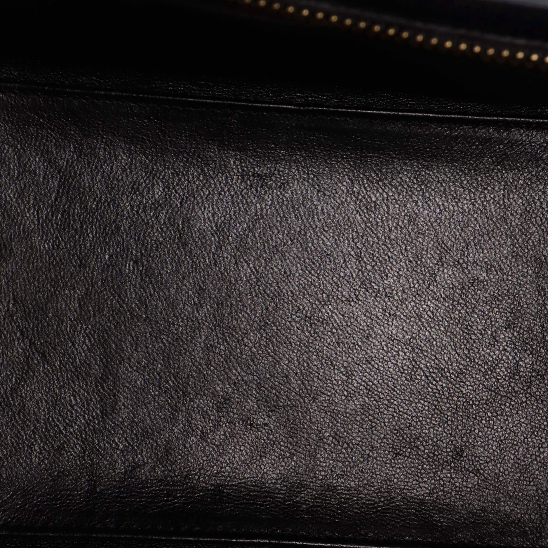 Bicolor Luggage Bag Leather Micro