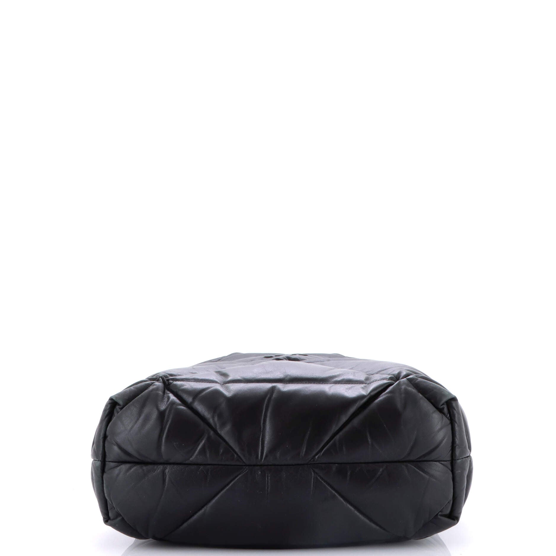 Padded Tote Bag Quilted Nappa Leather Large