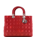 Lady Dior Bag Cannage Quilt Lambskin Large