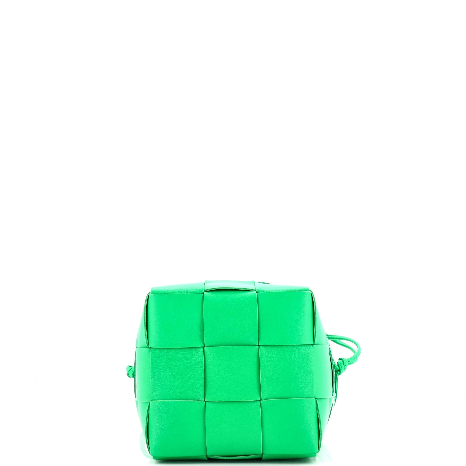 Cassette Bucket Bag Maxi Intrecciato Leather Small