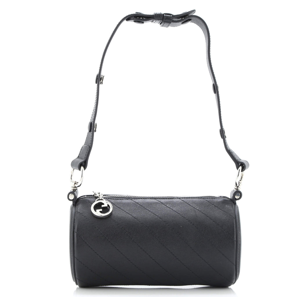 Blondie Shoulder Bag Diagonal Quilted Leather Mini