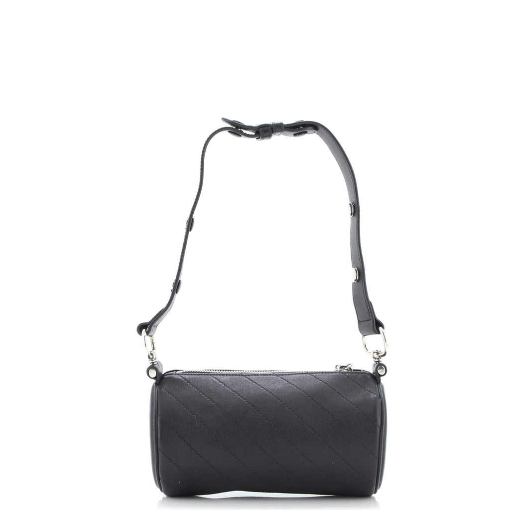 Blondie Shoulder Bag Diagonal Quilted Leather Mini